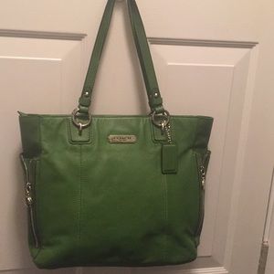 Green Coach Handbag 👜